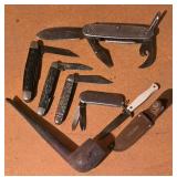 Vintage Pocket Knife & Tobacco Pipe Grouping