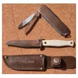 Vintage Pocket Knife & Tobacco Pipe Grouping