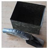 Collection of Vintage Metal Oil Funnels, Oil Cans, & More