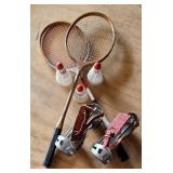Vintage Badminton & Roller Skating Options