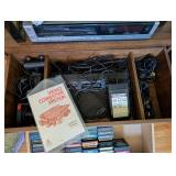 Vintage Entertainment Set with Atari 2600, Emerson TV, and Accessories