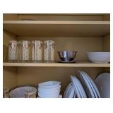 TAKE WHAT YOU WANT! Assorted Kitchenware Collection: Mugs, Glasses, Plates, and Bowls