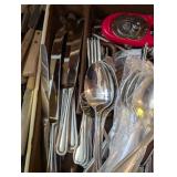 Collection of Stainless Steel Cutlery Set with Can Opener