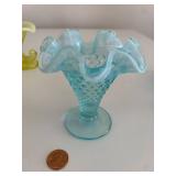 Set of 4 Hobnail Glass Vases in Assorted Colors - Fenton
