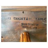 Set of Two Davis Cabinet Co. Walnut Cocktail Tables