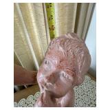 Austin Productions 1960s Figurative Sculpture of Child with Hand Raised