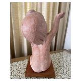 Austin Productions 1960s Figurative Sculpture of Child with Hand Raised