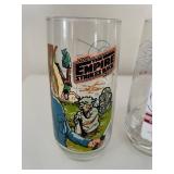 Set of 6 Collector Glasses Including Star Wars & Captain Crook
