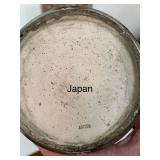 Pair of Hand-Painted Porcelain Vases with Floral Designs