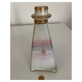 Pair of Hand-Painted Porcelain Vases with Floral Designs