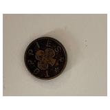 Vintage Collectibles Lot Including Monopoly Pieces and 1960 St. Paul Winter Carnival Button