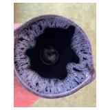 Handcrafted Black Ceramic Vase by Anna Van Briggle