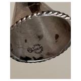 Mexican Sterling Silver Candle Snuffer with Figural Angel Motif