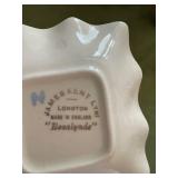 Collection of Floral Hand-Painted Porcelain Dishes - 24 Pieces