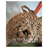 Vintage Mexican Straw Man Woven Sculpture