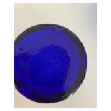 Set of 16 Vintage Blue Glassware Collection