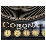 Vintage Corona Four Typewriter with Original Carry Case