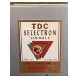 Vintage TDC Selectron Semimatic Projector with Kalart Editor Viewer Eight