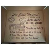 Vintage TDC Selectron Semimatic Projector with Kalart Editor Viewer Eight