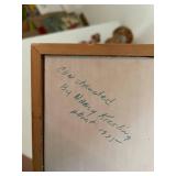 Collection of 14 Vintage Ceramic Figurines and Framed Art