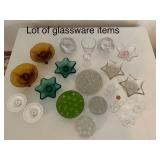 Collection of Vintage Glassware Items - Fenton and Others