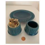 Vintage Collection of Assorted Art Glass and Porcelain Bowls and Ashtrays