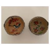 Eclectic Collection of Japanese Decorative Items - incl. Silver Wrap Satsuma Pottery