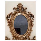 Collection of 11 Ornate Vintage Wall Plaques and Mirrors