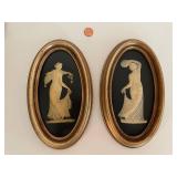 Collection of 11 Ornate Vintage Wall Plaques and Mirrors