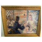 Set of 3 Framed Art Prints: Dancer, Luncheon, and Portrait