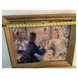 Set of 3 Framed Art Prints: Dancer, Luncheon, and Portrait