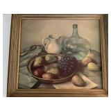 Pair of Framed Still Life Artworks Including Pierre MAS