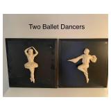 Pair of 1953 Ballet Dancer Plaques by Freedman-Mathews Corp Milwaukee WI