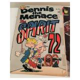 Collection of 8 Vintage Comic Books - Classics Illustrated, Dennis the Menace, Richie Rich and More
