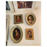 Collection of Art Prints and Pictures Including Van Gogh, Rembrandt, and French Impressionists