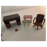 Vintage Doll Parts and Miniature Doll Furniture Collection