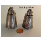 Set of Sterling Silver Salt and Pepper Shakers
