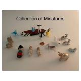 Collection of Miniature Figurines and Animals