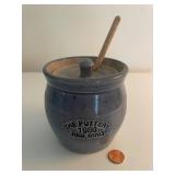1986 Red Wing Pottery Honey Jar with Dipper