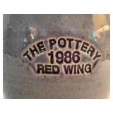 1986 Red Wing Pottery Honey Jar with Dipper