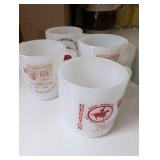 Set of 7 Vintage Collectible Mugs with Various Designs