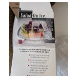 Prodyne Salad-On-Ice Bowl and Genius Onion and Vegetable Cutter Set