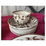 Aesthetic Movement Brown Transferware - Mostly by Wedgwood in 