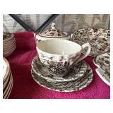 Aesthetic Movement Brown Transferware - Mostly by Wedgwood in 