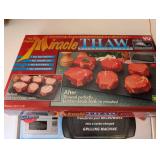 Miracle Thaw Defrosting Tray and Micro Grill Set