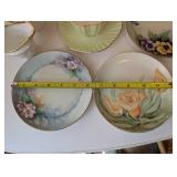 Set of 10 Vintage Assorted Floral Pattern Teacups and Saucers