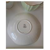 Set of 10 Vintage Assorted Floral Pattern Teacups and Saucers