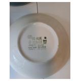 Set of Vintage Bowls Including Watt Advertising Apple Bowl, Red Wing, and Blue Heaven Pieces