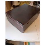 Vintage Community Silverware Wooden Storage Box