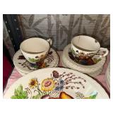 Collection of Vintage Vernon Kilns and Alfred Meakin Dinnerware